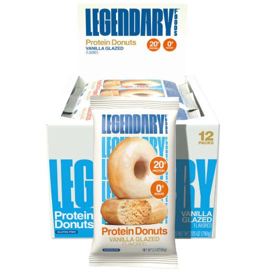 Legendary Foods Vanilla Glazed Protein Donuts 12ct